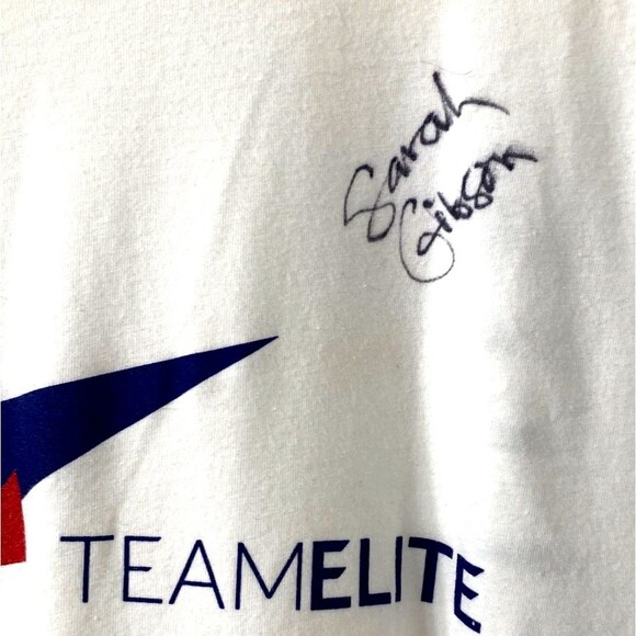 Autographed Team Elite Shirt Signed by Sarah Gibson LARGE - Picture 2 of 5